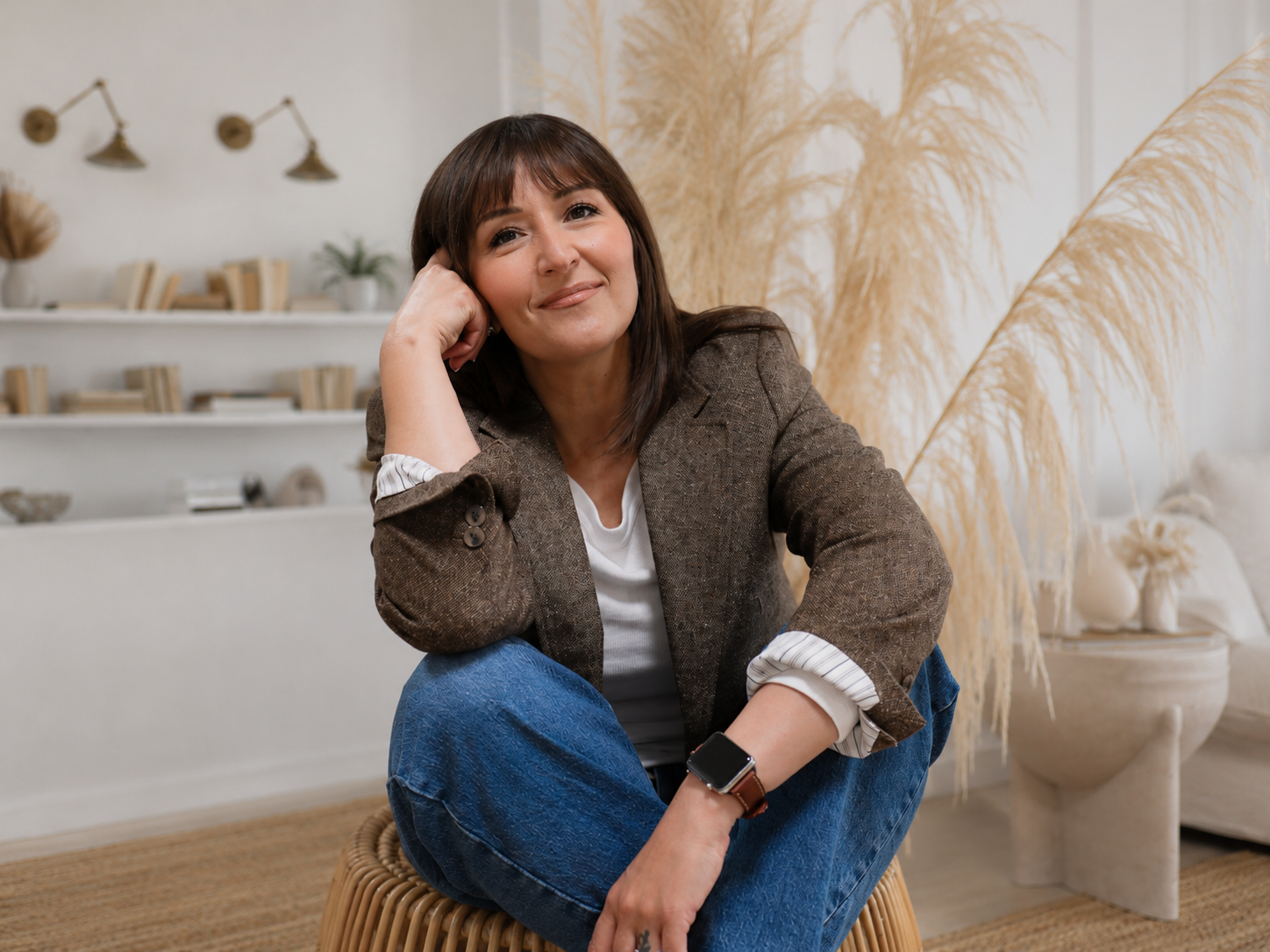 Amy Crawford at work in her Calgary studio